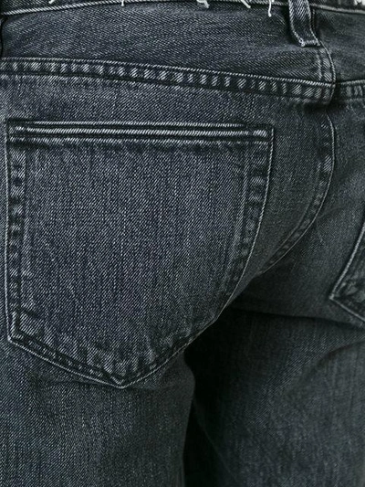 Shop Simon Miller Fray Hem Jeans In Grey