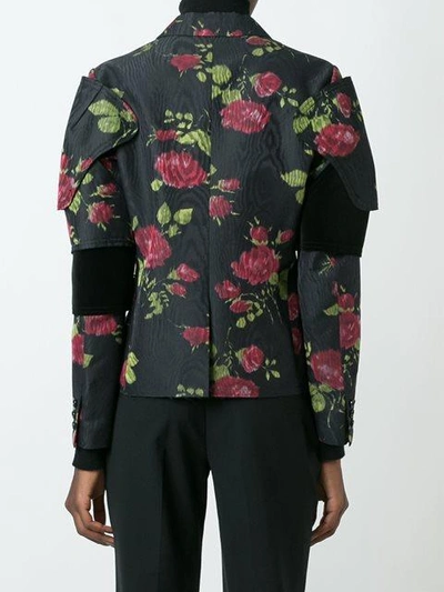 Shop Comme Des Garçons Flower Print Jacket In 1
