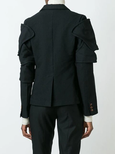 Shop Comme Des Garçons Buttoned Jacket