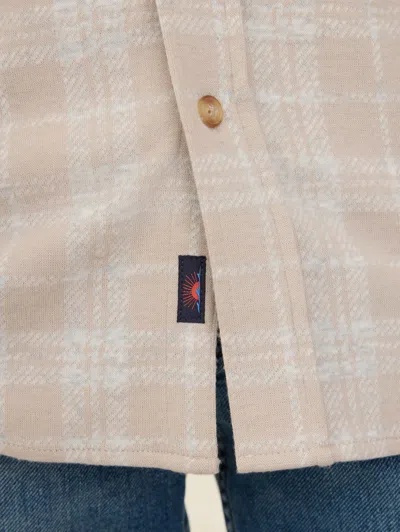 Faherty Legend Sweater Shirt In Desert Plains Plaid