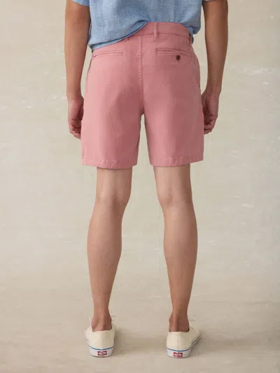 Faherty Coastline Chino Short (7") In Faded Flag