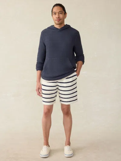 Faherty Whitewater Sweatshort In Boothbay Stripe
