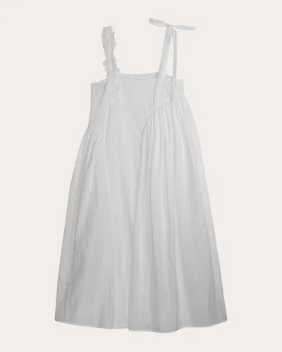 Cecilie Bahnsen Oswald Midi Dress In White