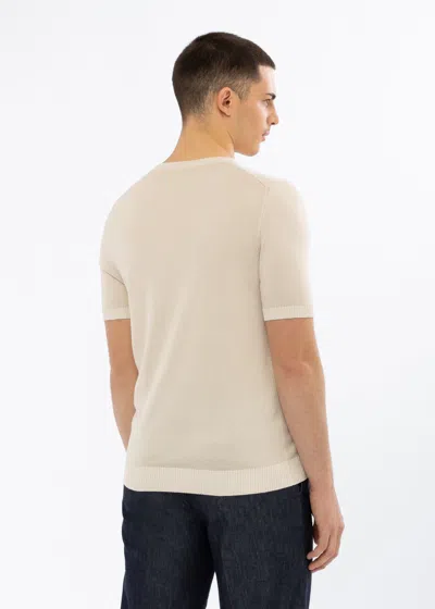 Malo Maglia Girocollo In Cotone In Neutral