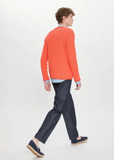 Malo Maglia Girocollo In Cotone Biologico In Pattern