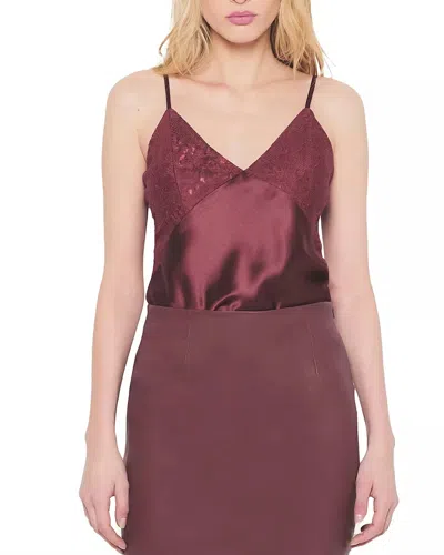 As By Df Dixie Lace Cami Top In Decadent Wine In Multi