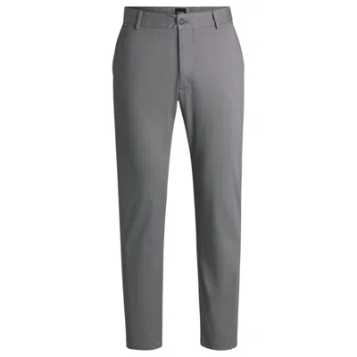 Hugo Boss Slim-fit Chinos In Easy-iron Four-way Stretch Fabric In Blue