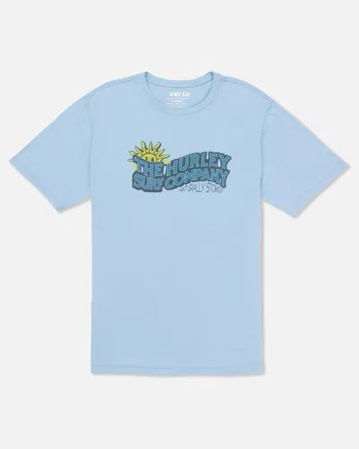 United Legwear Men's Naturally Stoked Short Sleeve T-shirt In Eifel Blue