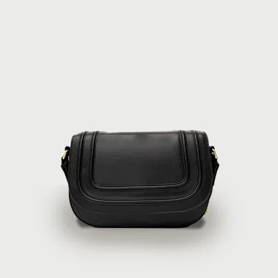 Apatchy London The Mimi Tan Leather Bag In Black