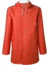 Stutterheim Full-length Jacket In Red