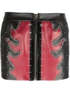 ANTHONY VACCARELLO eyelet detail micro skirt,SPECIALISTCLEANING