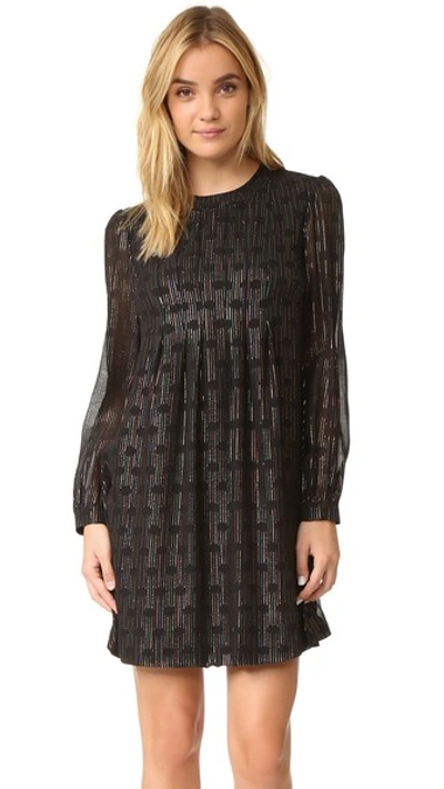 Jill Stuart Lulu Dress In Noir Multi