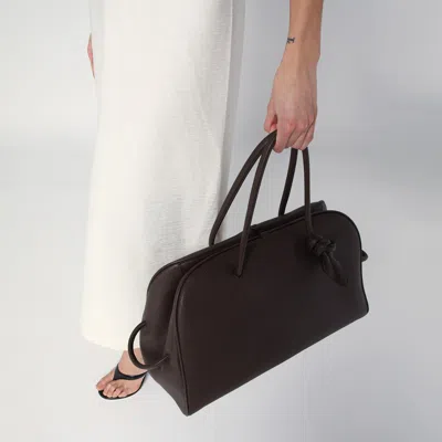 Jacquemus Le Grand Turismo Medium Shopping Bag Brown In Brown