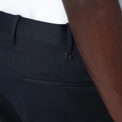 Pt Torino Slim-fit Chino Pants With Peats In Blue