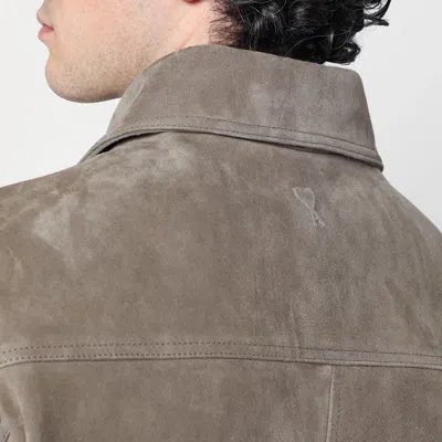 Ami Alexandre Mattiussi Ami Paris Jacket In Grey