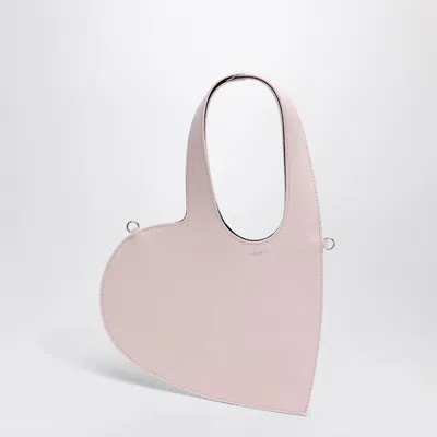 Shop Coperni Mini Heart Bag In Pink Leather