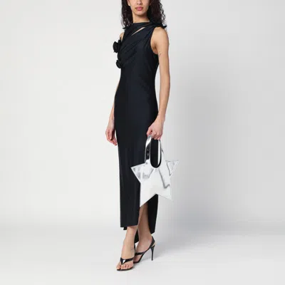 Coperni Mirrored Mini Star Tote Bag Silver In Metal