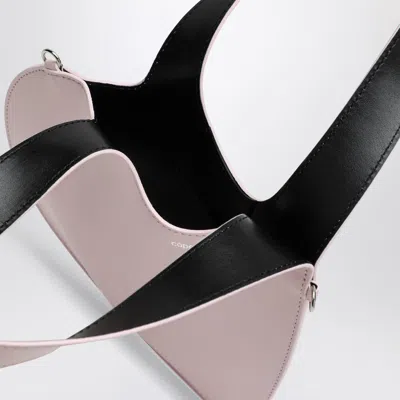 Shop Coperni Mini Heart Bag In Pink Leather