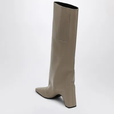 Coperni Beige Leather Bridge Boot Women In Beige