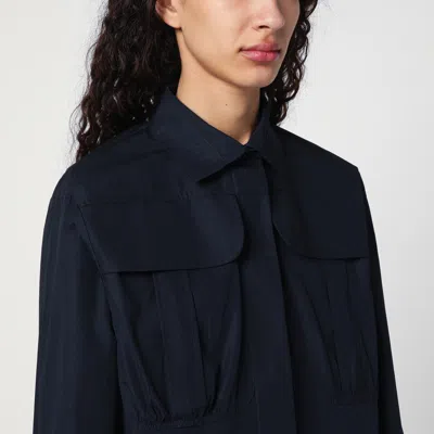 Patou Navy Blue Cotton Shirt In Blue