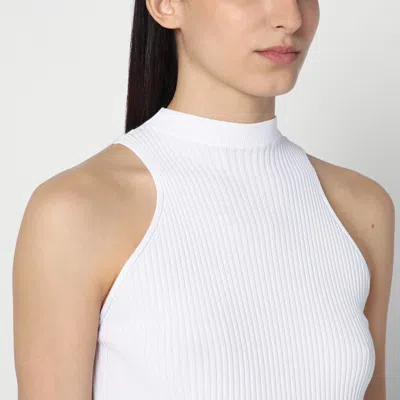 Roberto Collina Ribbed Tank Top In White