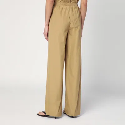 Loulou Studio Sand-coloured Trousers In Cotton In Beige