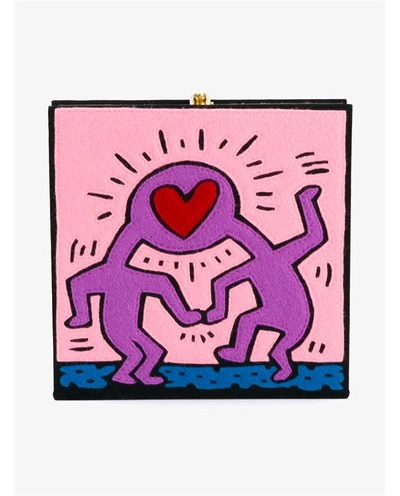 Shop Olympia Le-tan Keith Haring Love Book Clutch