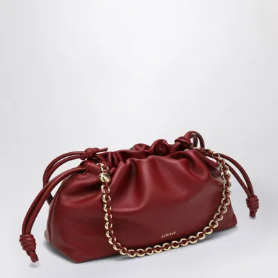 Loewe Flamenco Purse Red Leather Bag In Red