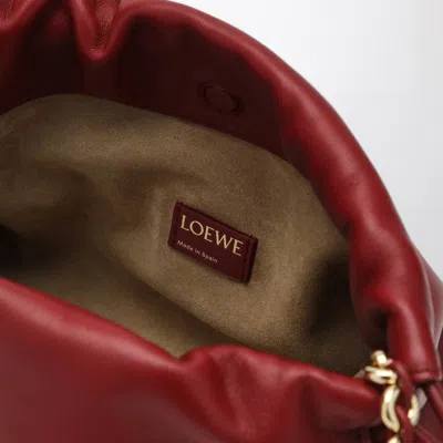 Loewe Flamenco Purse Red Leather Bag In Red
