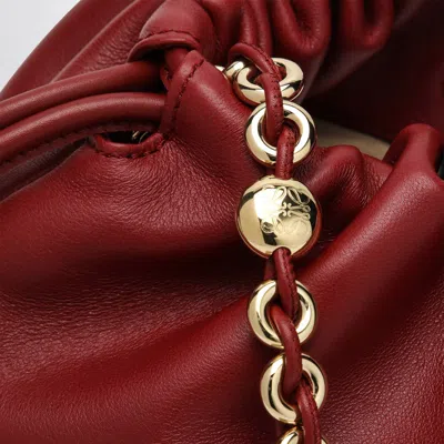 Loewe Flamenco Purse Red Leather Bag In Red