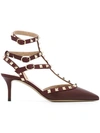 Valentino Garavani Garavani Rockstud Pumps In Red