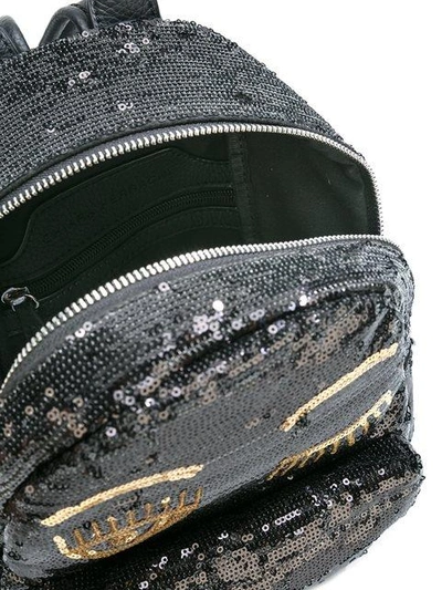 Shop Chiara Ferragni 'flirting' Sequin Backpack