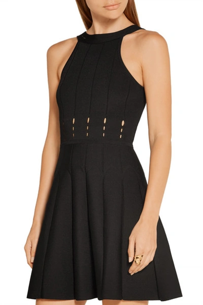 Shop Cushnie Et Ochs Cutout Stretch-knit Mini Dress