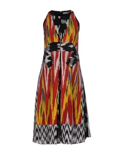 Shop Altuzarra Knee-length Dress In Red