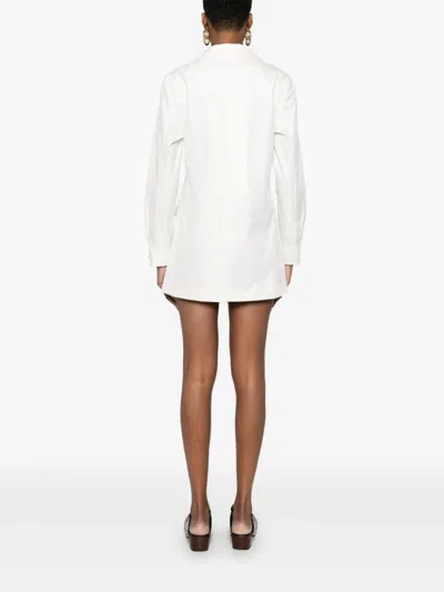 Tom Ford Crossover-drawstring Tunic In White