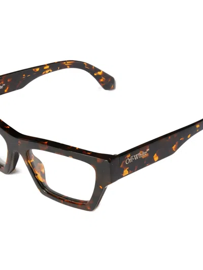 Off-white Eyewear 7x Glasses In Brown