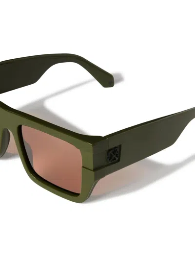 Off-white Eyewear Chester Sunglasses In Green