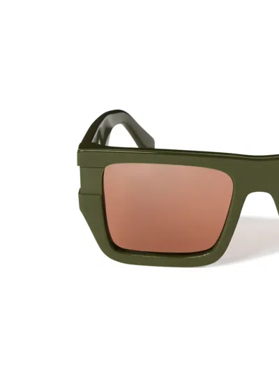 Off-white Eyewear Chester Sunglasses In Green