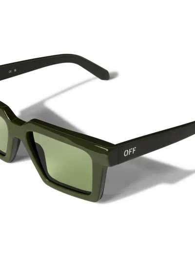 Off-white Eyewear Windsor Sunglasses In Green