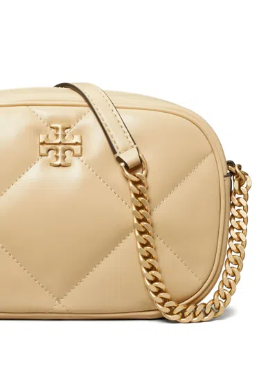 Tory Burch Kira Diamond-quilted Leather Crossbody Bag In Vanilla Soft Serve