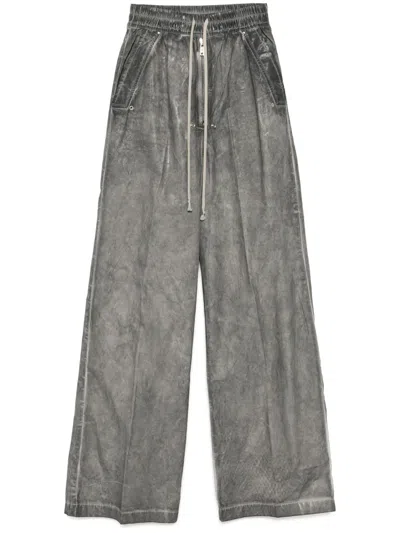 Rick Owens Drkshdw Gray Hollywood Geth Belas Lounge Pants In Grey