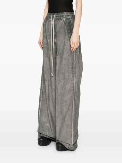 Rick Owens Drkshdw Gray Hollywood Geth Belas Lounge Pants In Grey