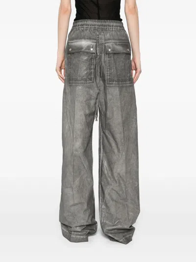 Rick Owens Drkshdw Gray Hollywood Geth Belas Lounge Pants In Grey