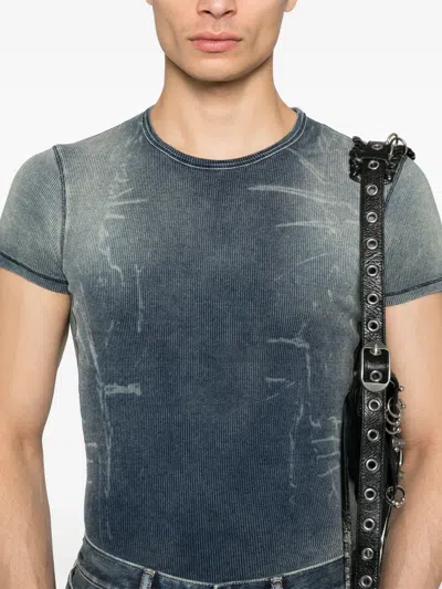Diesel Blue T-hans T-shirt In Black