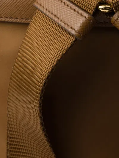 Prada Mall Re-edition 1978 Backpack In Brown