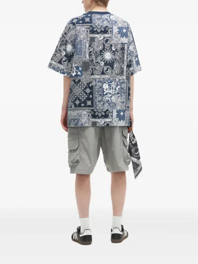 Musium Div. Cotton T-shirt In Blue