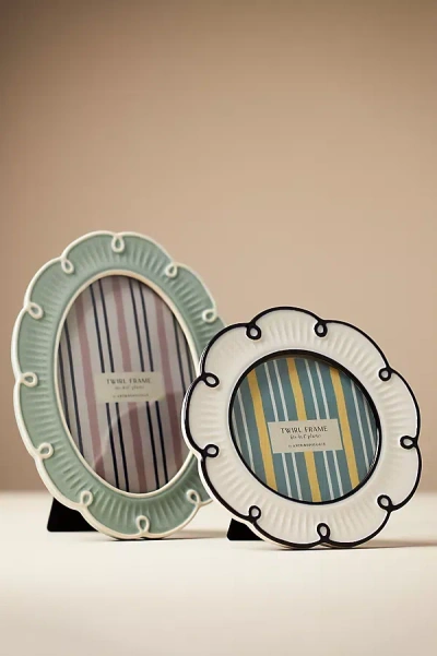 Anthropologie Twirl Ceramic Picture Frame