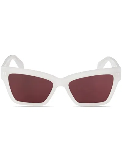 Off-white Eyewear Cincinnati Sunglasses In White