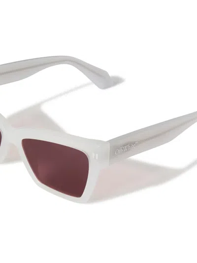 Off-white Eyewear Cincinnati Sunglasses In White