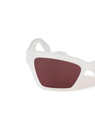 Off-white Eyewear Cincinnati Sunglasses In White